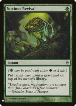 1 x Noxious Revival - Mystery Booster / The List - NM-Mint - MTG - Image 1