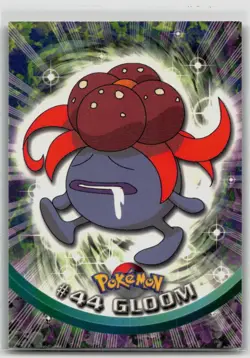 Gloom #44 Topps Series 1 Black Logo Pokemon NM - Image 1