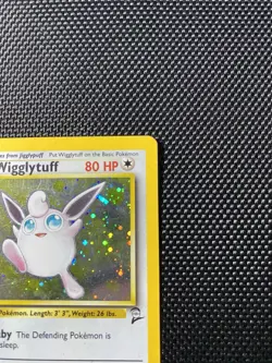 Wigglytuff 19/130 Swirl Base Set 2 Unlimited Holo Rare LP w/ Pokemon TCG - Image 3