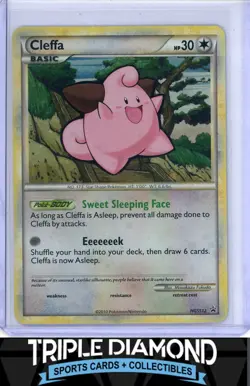 2010 Pokemon HeartGold SoulSilver HGSS Promos #HGSS12 Cleffa Holo F698 - Image 1