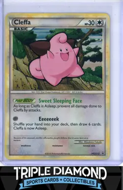 2010 Pokemon HeartGold SoulSilver HGSS Promos #HGSS12 Cleffa Holo F697 - Image 1