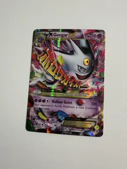 M Gengar EX XY166 - XY Black Star Promo Mega Pokemon TCG - NM!! - Image 2