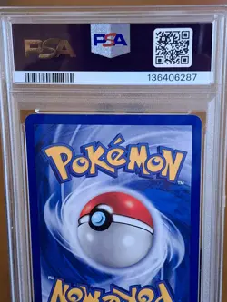 2002 Pokemon Expedition Clefable Holo #7 - PSA 7 - NEAR MINT CLEAN - Image 4