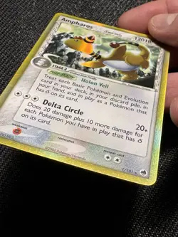 Pokemon TCG Ampharos Delta Species EX Dragon Frontiers 1/101 Holo NM Near Mint - Image 4