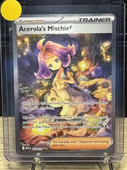 Pokemon TCG Mega Evolution Acerola's Mischief 183/132 Special Illustration Rare - Image 1