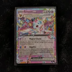 Pokemon Sylveon ex 086/191 Sv08: Surging Sparks Full Art Holo Double Rare EX - Image 1