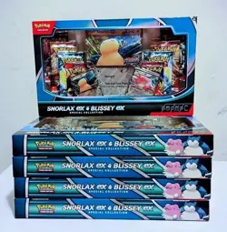 Pokemon TCG Snorlax ex & Blissey ex Special Collection x 5 Boxes SHIPS TODAY - Image 1