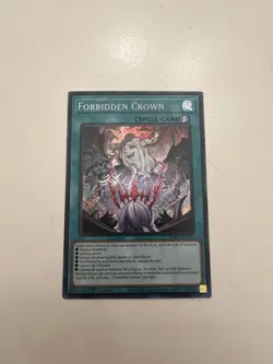 Yu-Gi-Oh! TCG Burst Protocol BPRO-EN067 Forbidden Crown Secret Rare - Image 1