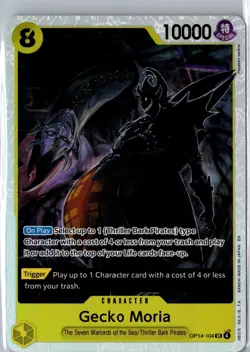 The Azure Sea's Seven One Piece CCG Gecko Moria - Image 1