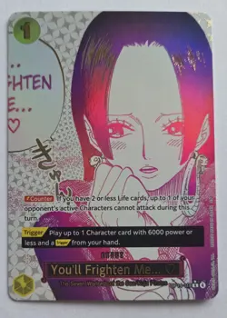One Piece OPTCG English You'll Frighten Me...Boa Hancock Parallel Event OP14-118 - Image 1