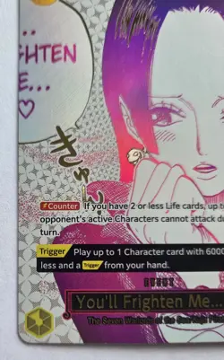 One Piece OPTCG English You'll Frighten Me...Boa Hancock Parallel Event OP14-118 - Image 4