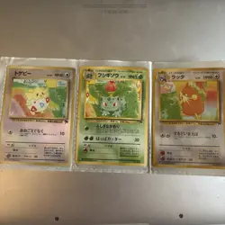1999 Japanese Southern Islands Pokemon Card Holo Togepi Ivysaur Raticate - Image 1