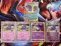 LOT OF 5 Pokemon TCG Mega Gengar EX #56 Plus Four Other Holo Gengar Cards ALL NM - Image 1