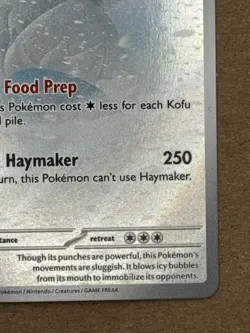 Pokemon TCG Stellar Crown Crabominable Illustration Card 149/142 Rare English - Image 5
