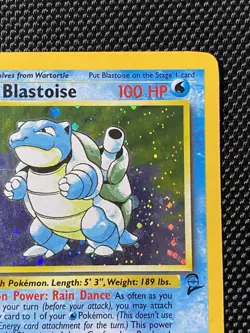 Blastoise 2/130 Holo Rare Base Set 2 Pokemon Card LP+ - Image 3