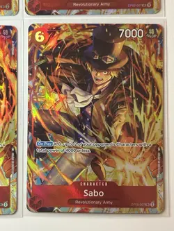 Sabo OP05-007 Illustration Box Vol. 5 Promo 4 Card Play Set Lot One Piece - Image 5