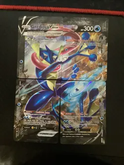 Greninja V-UNION (Set of 4) SWSH157 Holo Promo Pokemon Cards NM - Image 1