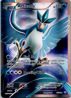 Articuno 25/83 Generations Ultra Rare Textured Full Art Holo Pokemon Card NM - Image 1