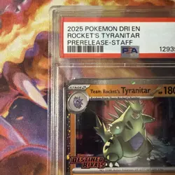 Team Rocket's Tyranitar (Prerelease) [Staff] 096/182 Miscellaneous Cards &... - Image 3