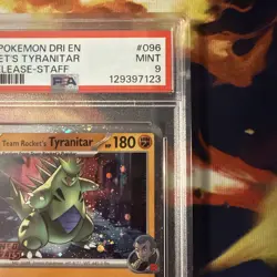 Team Rocket's Tyranitar (Prerelease) [Staff] 096/182 Miscellaneous Cards &... - Image 4