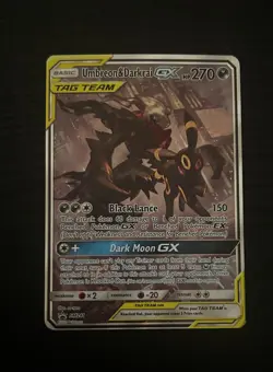 Umbreon & Darkrai GX SM241 Tag Team Promo Pokemon Card - Image 1
