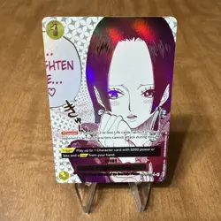 Bandai One Piece CCG You'll Frighten Me... Boa Hancock Event Card OP14-118 Holo - Image 1