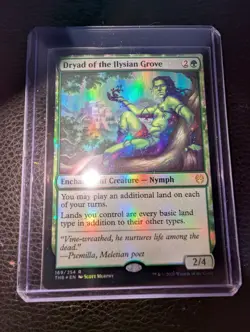MtG THB Theros Beyond Death Dryad of the Ilysian Grove FOIL M/NM - Image 1