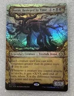 MTG Doran, Besieged by Time #0334 Showcase Lorwyn Eclipsed Rare Foil NM - Image 1