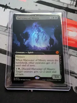 Harvester of Misery (Extended Art) Outlaws of Thunder Junction BIG NM #74 Foil - Image 1