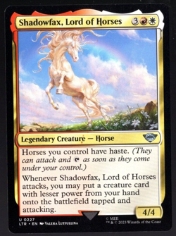Shadowfax, Lord of Horses 0227 Uncommon Non Foil Lord of the Rings MTG Near Mint - Image 1