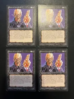 MTG- Priest of Yawgmoth x4 - Antiquities - Image 1