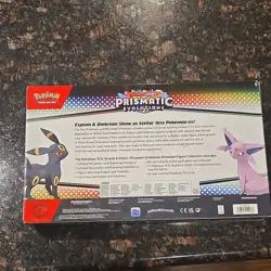 Pokemon Prismatic Evolutions Premium Figure Collection Box Espeon Umbreon - Image 2