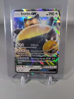 pokemon Snorlax GX black star promo SM05 - Image 1