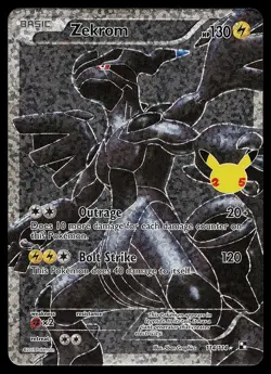 Pokemon Card - Zekrom Celebrations Classic Collection 114/114 Holo - Image 1