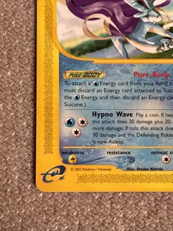 Suicune 53 Black Star Promo Pokemon WOTC Regular Card Pokemon 4Ever Stamp NM - Image 2