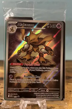Pokemon Mega Evolutions Alakazam 009 Black Star Promo TCG SEALED G - Image 1