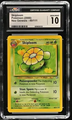 Pokemon Skiploom 2000 Neo Genesis 49/111 CGC 10 - Image 1