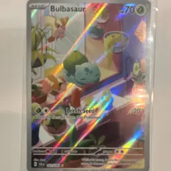 Pokemon Bulbasaur 143/142 Sv07: Stellar Crown Illustration Rare Full Art Holo - Image 1