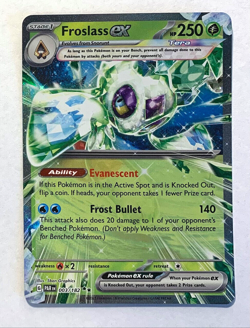 Pokemon Paradox Rift - FROSLASS EX - DOUBLE RARE - 003/182 - NM/M - Image 1