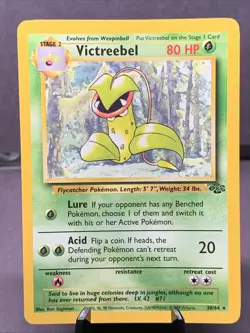 Pokemon TCG Victreebel 30/64 Jungle Rare Non Holo Rare VTG WOTC 1999 LP/MP - Image 1