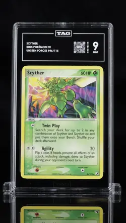 TAG 9 - Scyther 46/115 Uncommon - Pokemon EX Unseen Forces 2005 - Image 1