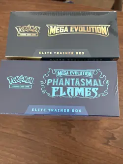 Pokemon TCG: Mega Evolution Phantasmal Flames Elite Trainer Box ETB - Set of 2 - Image 4