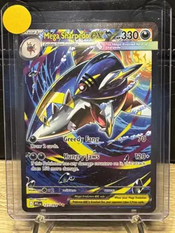 Pokemon TCG Phantasmal Flames Mega Sharpedo Ex 127/094 Special Illustration Rare - Image 1