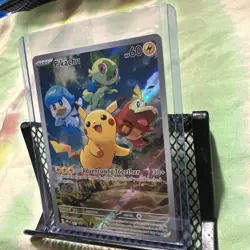 Pokemon TCG Pikachu SVP Paldea Evolved Black Star Promo Full Art Holo New Sealed - Image 3