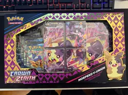 Pokemon TCG: Crown Zenith Morpeko V-Union Premium Playmat Collection NEW - Image 1