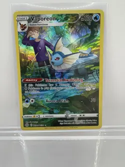 Pokemon TCG Vaporeon TG02/TG30 Brilliant Stars Trainer Gallery UR Holo NM - Image 1