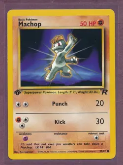 1999 Pokemon First Edition Machop 59/82!!! - Image 1