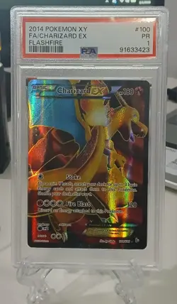 2014 Pokemon XY Flashfire Charizard EX #100 - Holo - PSA 1 - Image 1