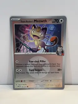 Pokemon TCG - Ascended Heroes (Reverse Holo) Team Rocket's Meowth - 161/217 - Image 1