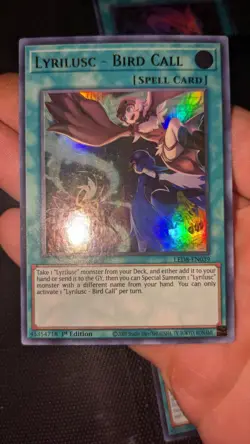 *** LYRILUSC - BIRD CALL *** ULTRA RARE 1ST EDITION LED8-EN03 YUGIOH! - Image 1